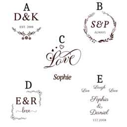 Personalized Oak Tealight Holder, Engraved Candle Couples Gift - thumbnail 4