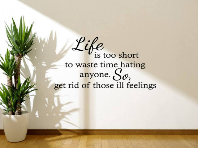 "Inspirational Wall Art Quote - ""Life Is Too Short" - image 1