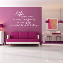 "Inspirational Wall Art Quote - ""Life Is Too Short" - thumbnail 2