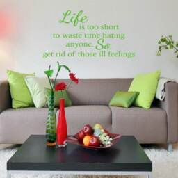"Inspirational Wall Art Quote - ""Life Is Too Short" - thumbnail 3