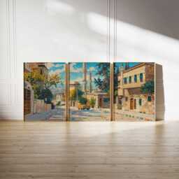 Set Of 3 Hama Posters, Syria Travel Prints, Syrian Art, Islamic Wall Muslim Print, Decor - thumbnail 2