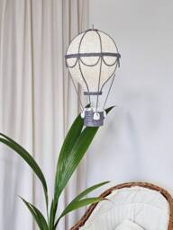 Handmade Hot Air Balloon Lamp Nursery Decor With Led & Remote