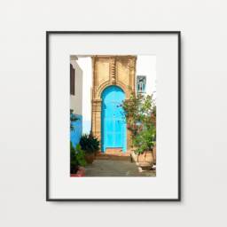 Moroccan Door A4 Print Islamic Art Contemporary Home Decor - thumbnail 2