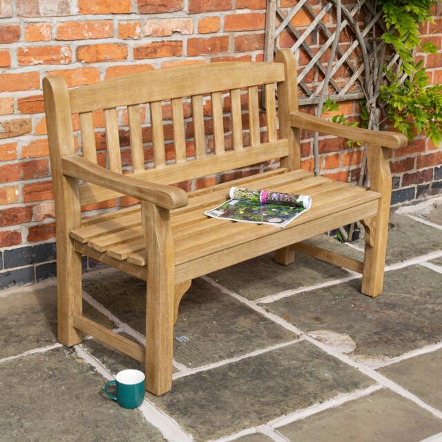 Rowlinson Tuscan Harwood Garden Bench - image 1