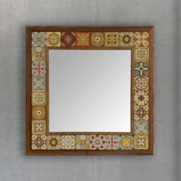 Wall Art, Decorative Mirrors, Decor, Mirrors For Bathroom, Bedroom, Living Room, Mirror Tiles, Christmas Gift, Mosaic Tile - thumbnail 3