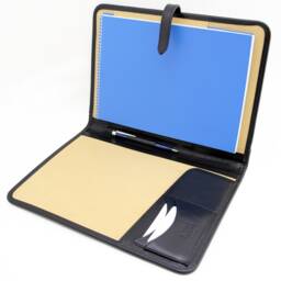Leather Portfolio , Folio A4, Personalized Document Bag, Business Legal Pad Holder, Folder A4, Gift For Men Or Women - thumbnail 3