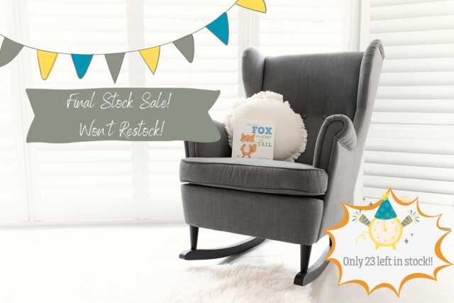 Ash Wood Rocking Chair Legs Ikea Strandmon Wing Conversion Kit - image 1