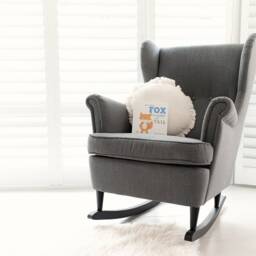 Ash Wood Rocking Chair Legs Ikea Strandmon Wing Conversion Kit - thumbnail 2