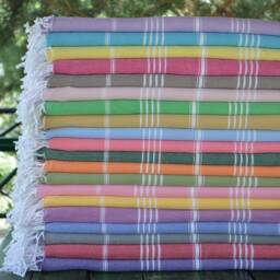 "Turkish Blanket, 165x210cm, Gray Blanket, Turkish Cotton Blanket, Towel, Eksta Long Towel, Bed Cover, Bed Rug, Turkish Bed Rug, 65""x83" - thumbnail 4