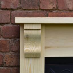 Small Fire Surround With Corbels/Brackets Pine Bedroom . Plus Made To Measure At An Extra Cost - thumbnail 2