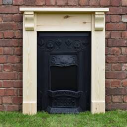 Small Fire Surround With Corbels/Brackets Pine Bedroom . Plus Made To Measure At An Extra Cost - thumbnail 3