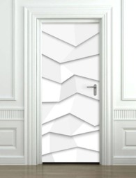 Door Sticker, Wallpaper, Mural, Origami Paper Abrstract Wall Art, Bedroom Living Room Home Decor, Decor Mural - thumbnail 2