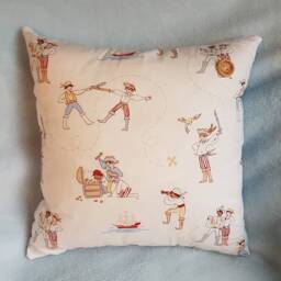 Handmade Nursery/Children's Bedroom Pirate Cushion Pillow Personalised - thumbnail 2