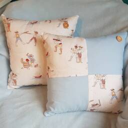 Handmade Nursery/Children's Bedroom Pirate Cushion Pillow Personalised - thumbnail 1
