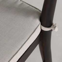 French Modern Wave Wooden Dining Chair - thumbnail 4