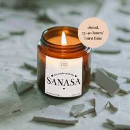 The Simple Life Sanasa Candle, Luxury Soy Celebrity Candles, Pop Culture Gifts - thumbnail 3
