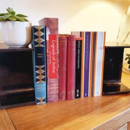 Industrial Metal Bookend - Steel Bookend, Heavy Metal, Decor, Doorstop, Retro Office Book End - thumbnail 2