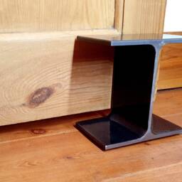 Industrial Metal Bookend - Steel Bookend, Heavy Metal, Decor, Doorstop, Retro Office Book End - thumbnail 3