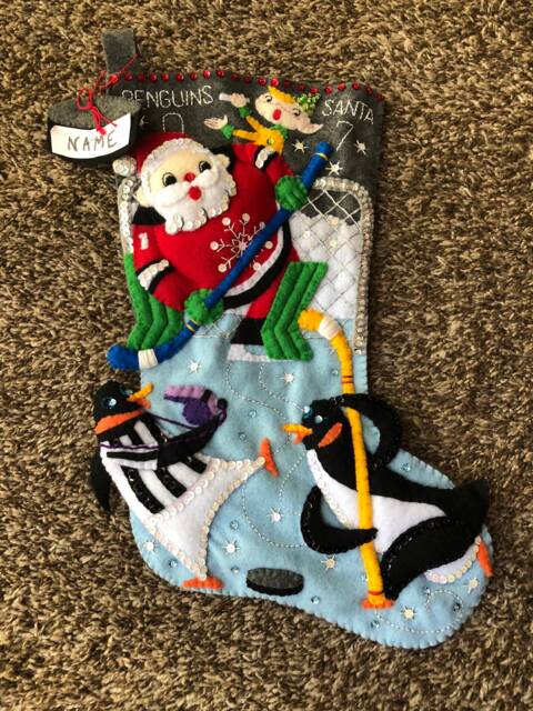 Hockey Christmas Stocking