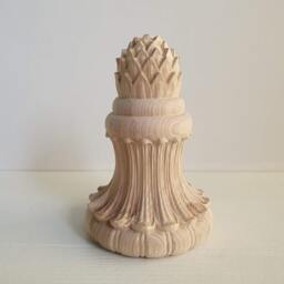 Wooden Finial For Staircase Newel Post Ornate Decorative - thumbnail 3