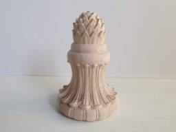 Wooden Finial For Staircase Newel Post Ornate Decorative - thumbnail 1