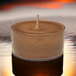Hazelnut Creme Scented Candle Soy Tealights Rustic Home Decor - thumbnail 1