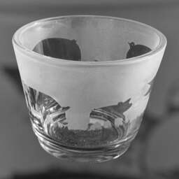 Pig Tealight Holder - Rustic Glass Tea Light Holder With Pig Frieze Design - thumbnail 3