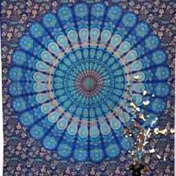 Mandala Tapestry Bohemian Home Decor Wall Hanging Hippie Twin Bedroom Tapestries - thumbnail 2