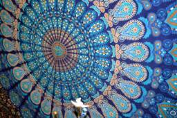 Mandala Tapestry Bohemian Home Decor Wall Hanging Hippie Twin Bedroom Tapestries - thumbnail 1