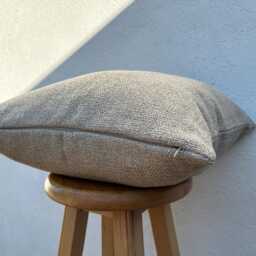 Beige Linen Pillow Cover Neutral Farmhouse Throw Cushion Or Euro Sham - Duties Paid Usa - thumbnail 4