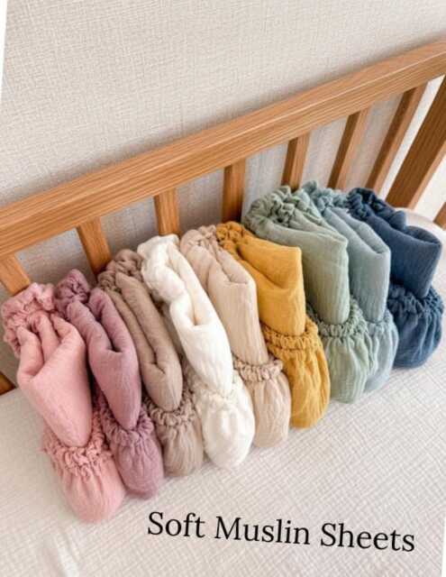 Snuzpod Muslin Sheets Cribs Soft Handmade All Sizes Fitted Baby - image 1