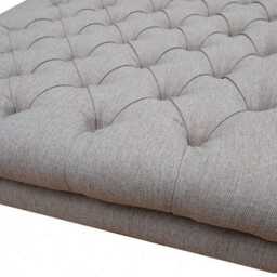 Velvet Footstool. Extra Large Balmoral Footstool Coffee Table Gold Teal Grey Mink Square Or Oblong. UK Delivery Only - thumbnail 4