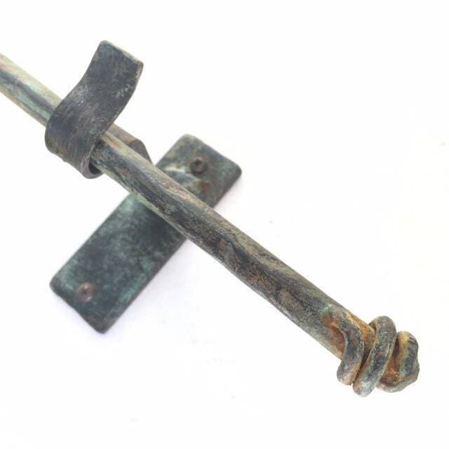 Curtain Rod Drapery Hardware - Rustic Forged Solid Steel Assorted Lengths 3-4 Week Delivery - image 1