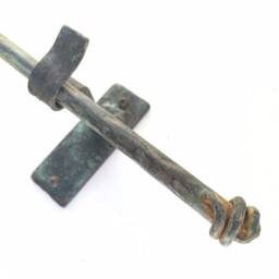 Curtain Rod Drapery Hardware - Rustic Forged Solid Steel Assorted Lengths 3-4 Week Delivery