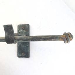 Curtain Rod Drapery Hardware - Rustic Forged Solid Steel Assorted Lengths 3-4 Week Delivery - thumbnail 2