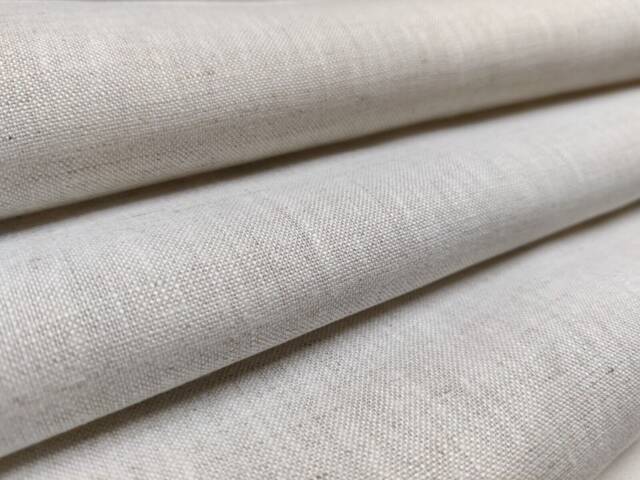 French Style Natural Cream 100% Linen - Sample Professionally Made Roman Blind , Hand Finished, Intelined, Lined With High Quality Lining - image 1