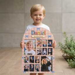 Personalized School Years Photo Frame, Pre K To Senior Picture Custom Name Frame - thumbnail 3