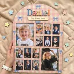 Personalized School Years Photo Frame, Pre K To Senior Picture Custom Name Frame - thumbnail 2