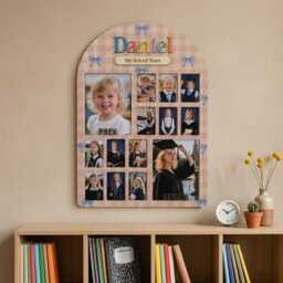 Personalized School Years Photo Frame, Pre K To Senior Picture Custom Name Frame - thumbnail 1