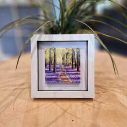 Bluebell Ceramic Wall Art Mini Framed Spring Scene - thumbnail 4