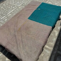 Persian Kantha Quilt Hand Stitched Cotton Bedspread, Boho Throw Blanket - 152x225 cm - thumbnail 4