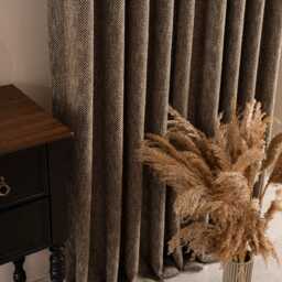 Linen Curtains - White Luxury Triple Pinch Pleated Custom Drapes For Living Room & Bedroom - thumbnail 4