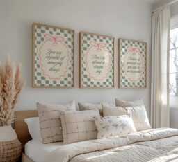 Set Of 3 Inspiring Quote Prints Modern Wall Art Set, Bedroom Prints, Teen Prints, Wall Art - thumbnail 1