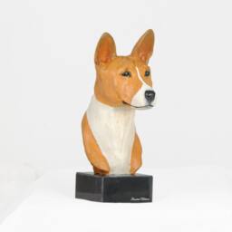Basenji, Dog Marble Statue, Painted, Limited Edition, Make Your Own Artdog. Made Of Cold Cast Bronze. Perfect Gift. Limited Edition - thumbnail 4