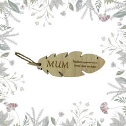 Personalised Christmas Tree Bauble Decorations, Feathers Appear When Loved Ones Are Near, Lost Loved Memorial Baubles - thumbnail 2
