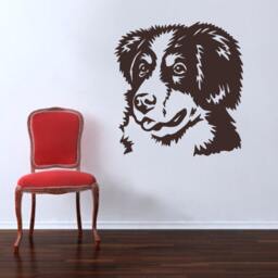 Bernese Mountain Dog Decal Vinyl Wall Sticker Home Decor - thumbnail 1