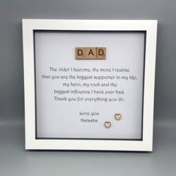Personalized Poem For Dad - Sentimental Framed Wall Art - thumbnail 2