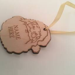Personalised Christmas Tree Santa Decoration - thumbnail 3