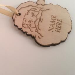 Personalised Christmas Tree Santa Decoration - thumbnail 2