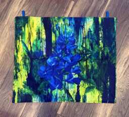 "Quilted Bluebonnet Wall Hanging, 24"" X 20" - thumbnail 1